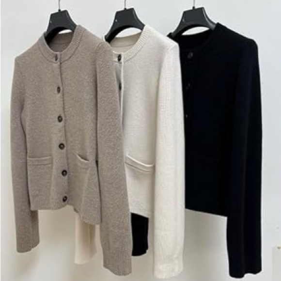 NWOT Button Cardigan Sweater Long Sleeve Soft Knit Jacket - Picture 7 of 7